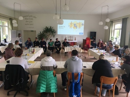 Seminarsituation im Raum von Lobetal